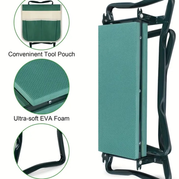Garden Kneeler and Seat Foldable - Picture 4 of 8